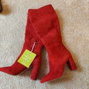 Gianni Bini tall suede boots! Kellie style